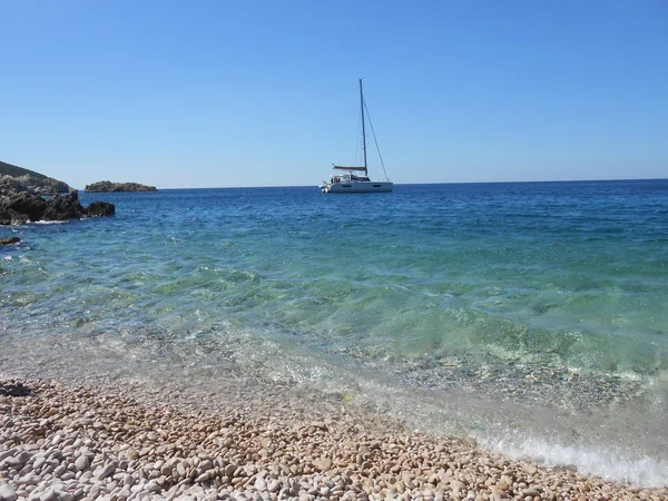 Piękna plaża — Zdjęcie stockowe