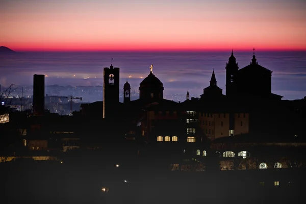 Una Vista Uno Skyline Della Città — Foto Stock