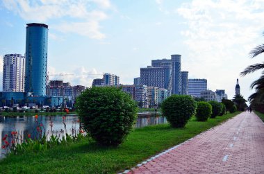 Batumi seafront with view on New Batumi