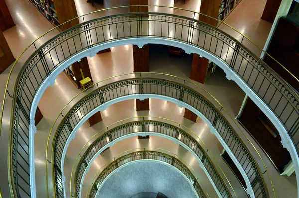 Floors Helsinki Library Top View — Stock Photo, Image