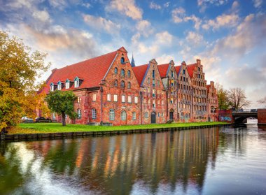 Lubeck tuz depo gece, Almanya