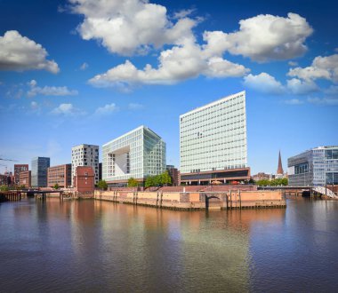 Hamburg, Almanya'nın Hafencity İlçesi 