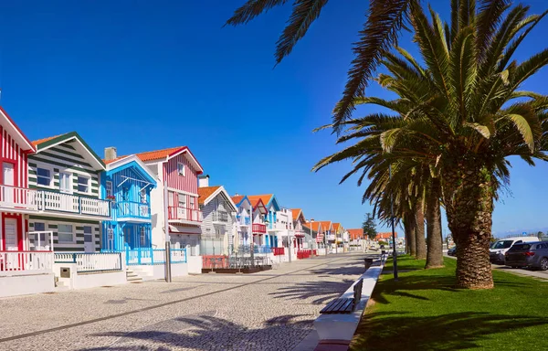 Pueblo de pescadores. Portugal, Costa Nova —  Fotos de Stock