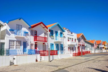 Çizgili evleri, Costa Nova, Aveiro