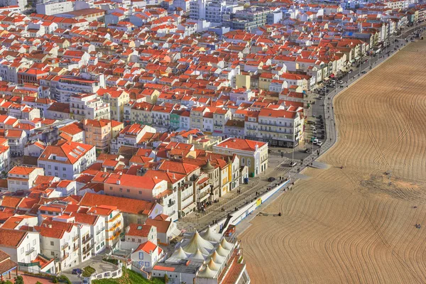 Назаре, красивая деревня, Португалия — стоковое фото