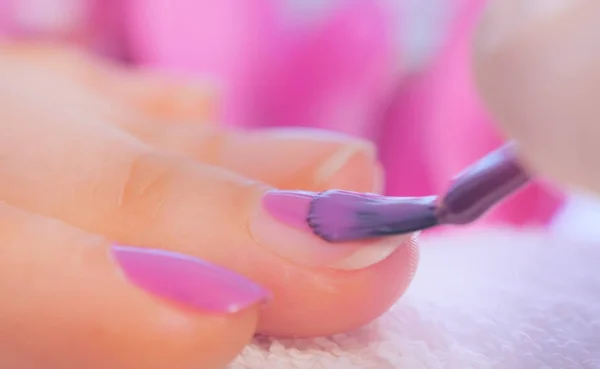 Manicure close-up — Stockfoto