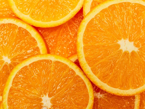 Sliced orange, Citrus juicy background — Stock Photo, Image