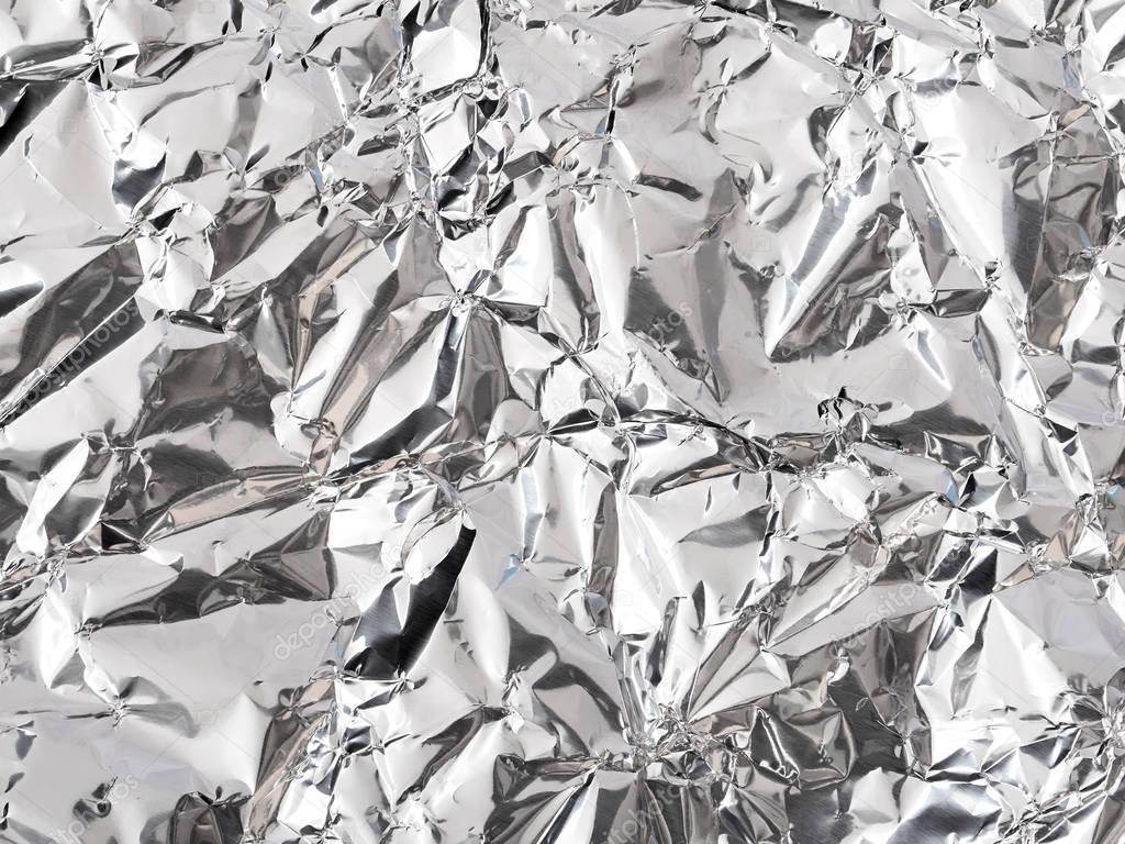 Silver foil texture background