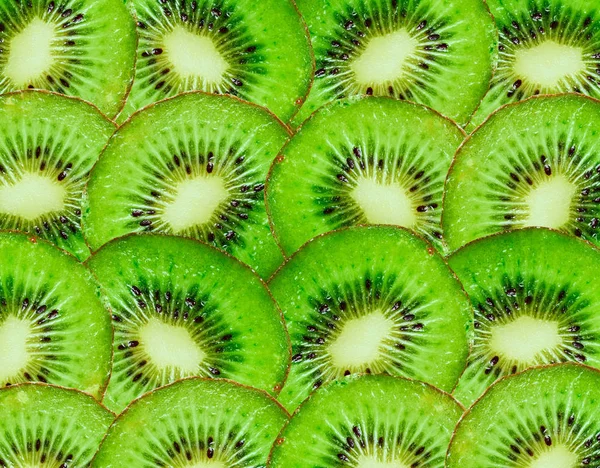 Kiwi fruit achtergrond, bovenaanzicht. Heldere en sappig — Stockfoto