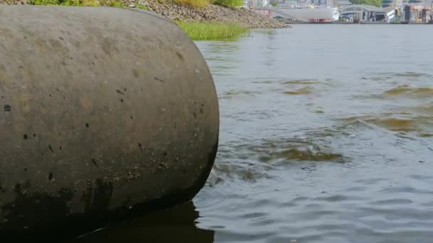 Aguas residuales o aguas residuales municipales — Vídeo de stock