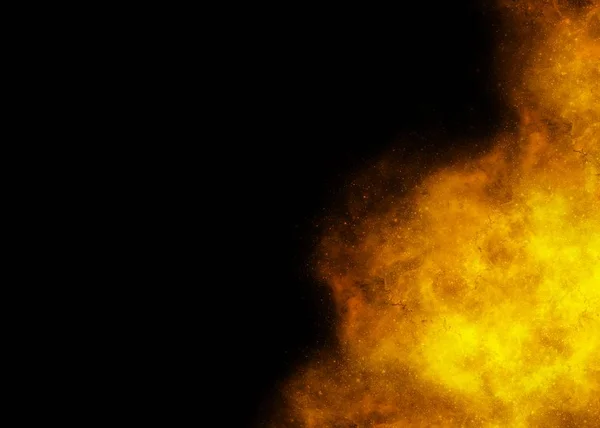 Ilustração abstrata do fogo de artifício sobre fundo preto Imagens De Bancos De Imagens Sem Royalties
