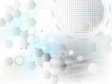 Teknoloji kavramı soyut arkaplan vektörü