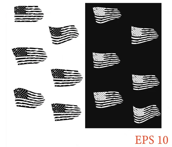 Amerikan Bayrağı, Amerikan bayrağı, Amerikan bayrağı dikelim. EPS 10, Clip Art,