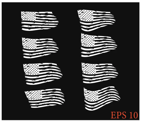 Amerikan Bayrağı, Amerikan bayrağı, Amerikan bayrağı dikelim. EPS 10, Clip Art,