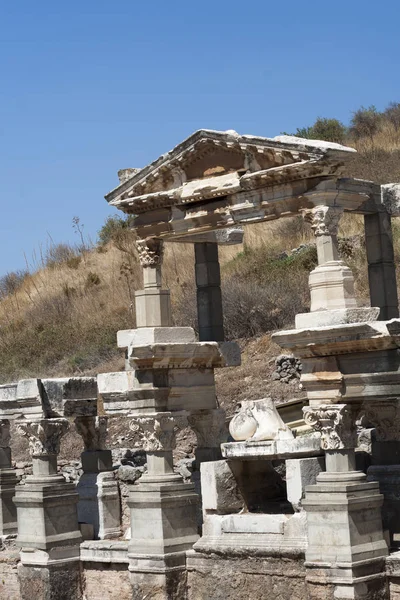 Ruines antiques à Ephèse Turquie — Photo