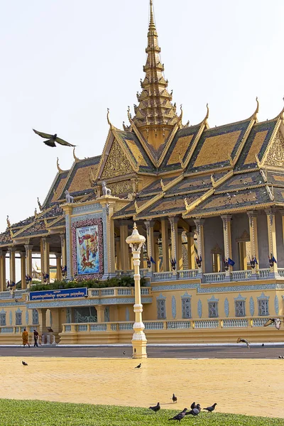 Πνομ Πενχ βασιλικό παλάτι πολύπλοκες — Φωτογραφία Αρχείου