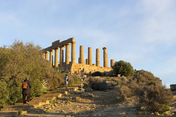 Templo de Concordia en Agrigento Valle del Templo Sicilia Ita — Foto de Stock