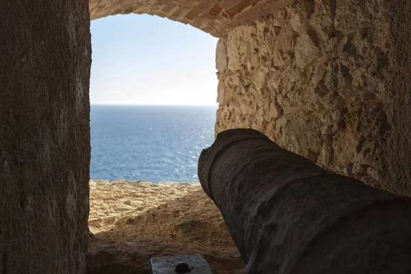 城から海の眺め — ストック写真