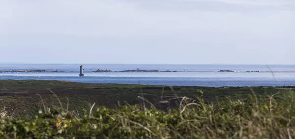 Maják v ostrova Ouessant — Stock fotografie