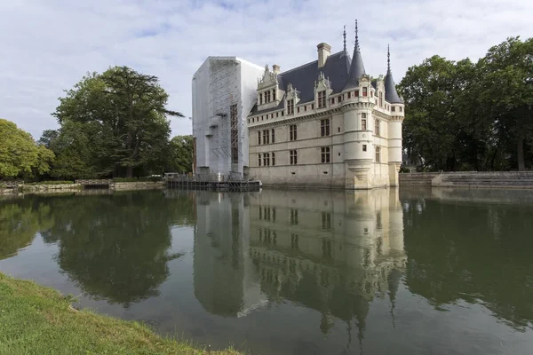 Azay le Rideau slott i Loiredalen — Stockfoto