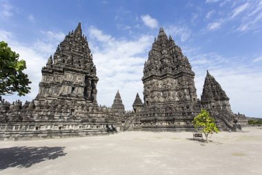 prambanan Tapınağı görünümü