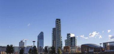 Milan Porta Nuova alanında görünümünü