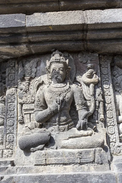 Detalhe no Templo Prambanan — Fotografia de Stock