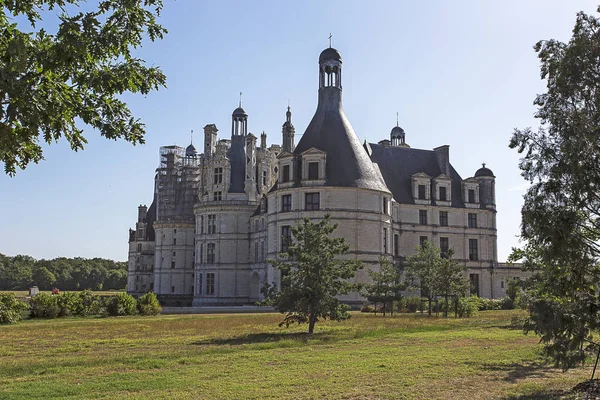 Vista do castelo de Chambord — Fotografia de Stock