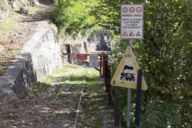 Tracciolino yolu İtalya 'nın kuzeyinde.