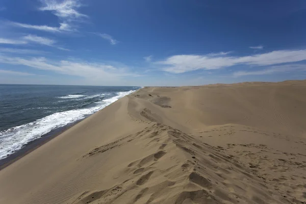 Walvis Bay Dune em um dia ensolarado — Fotografia de Stock