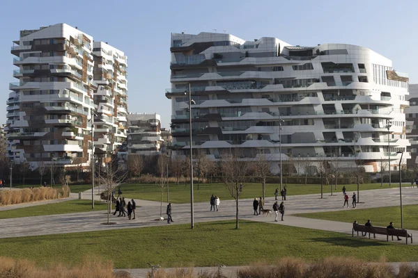 New CityLife district in Milan — Stock Photo, Image