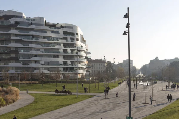 New CityLife district in Milan — Stock Photo, Image