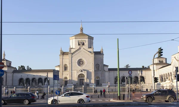 Exterior de Cimitero Monumentale de Milano — Foto de Stock