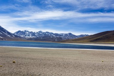 Güzel bir laguna altiplanika manzarası.