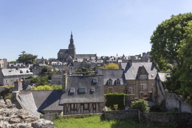 Dinan 'ın Brittany' deki görüntüsü