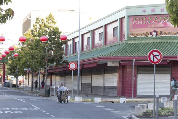 Noumea Nova Caledônia Outubro 2019 Vista Uma Rua Chinatown Noumea — Fotografia de Stock