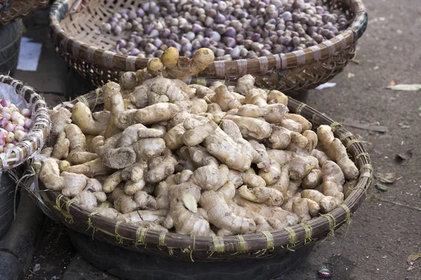 Ginger Sold Market Hanoi Vietnam — Stock Photo, Image