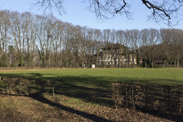 Monza Italien Januar 2020 Blick Den Wunderschönen Park Der Villa — Stockfoto