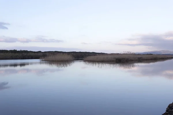 Valledoria Daki Coghina Nehri Sardunya Talya — Stok fotoğraf