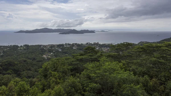 Ein Foto Von Den Seychellen Einem Launischen Tag — Stockfoto