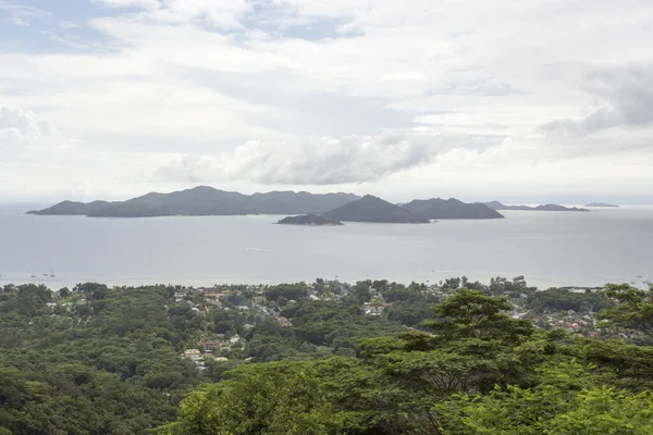 Ein Foto Von Den Seychellen Einem Launischen Tag — Stockfoto