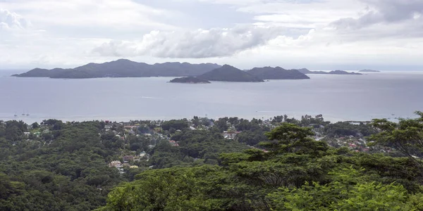 Ein Foto Von Den Seychellen Einem Launischen Tag — Stockfoto