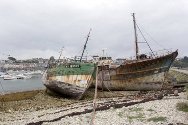 Camaret Sur Mer, Fransa - 17 Ağustos 2016: Camaret Sur Mer, Brittany, Fransa 