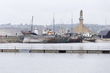Camaret Sur Mer, Fransa - 17 Ağustos 2016: Camaret Sur Mer, Brittany, Fransa 