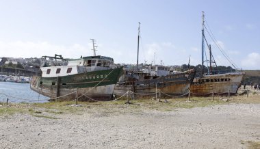 Camaret Sur Mer, Fransa - 19 Ağustos 2016: Camaret Sur Mer, Brittany, Fransa 