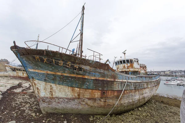 Camaret Sur Mer Francie Srpna 2016 Pohled Vraky Lodí Camaret — Stock fotografie