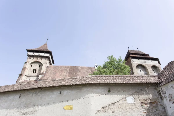 Biertan Ρουμανία Μαΐου 2018 Σαξονική Αρχιτεκτονική Χωριών Στη Ρουμανία — Φωτογραφία Αρχείου