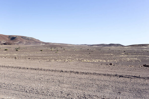 Скелет побережья пустыни солуров и запустения, Намибия
