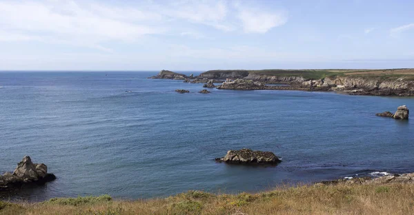 Vista Sulla Costa Dell Isola Ouessant Durante Estate Francia — Foto Stock