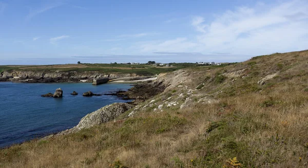 Costa Isla Ouessant Vista Durante Verano Francia —  Fotos de Stock